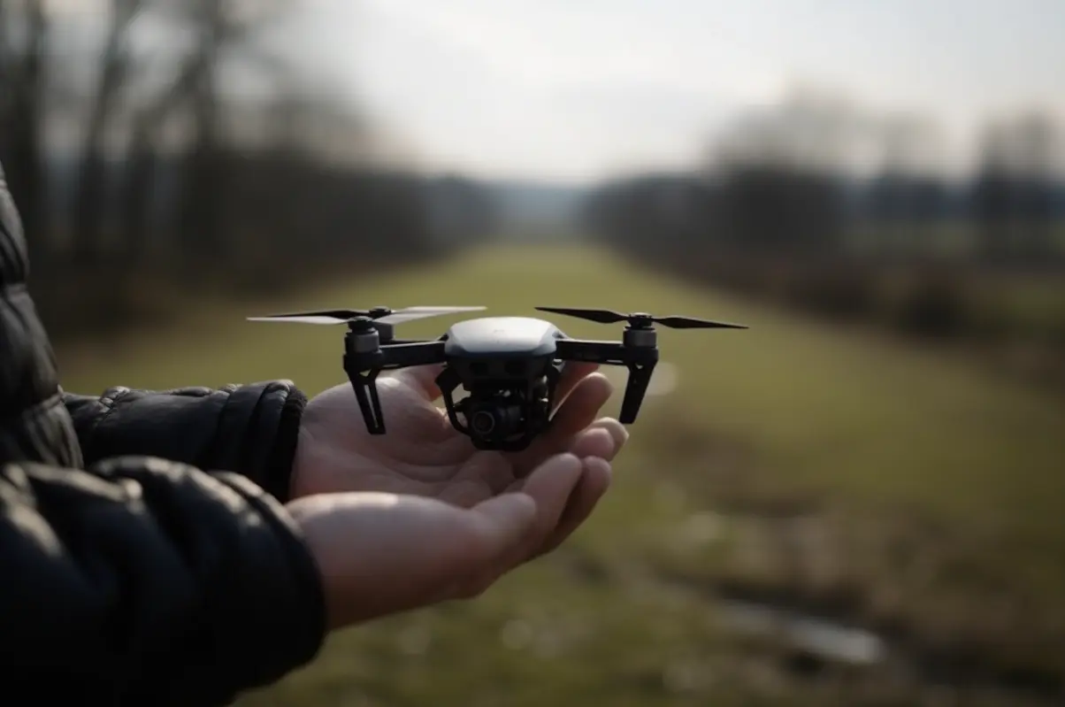 drone-on-hands